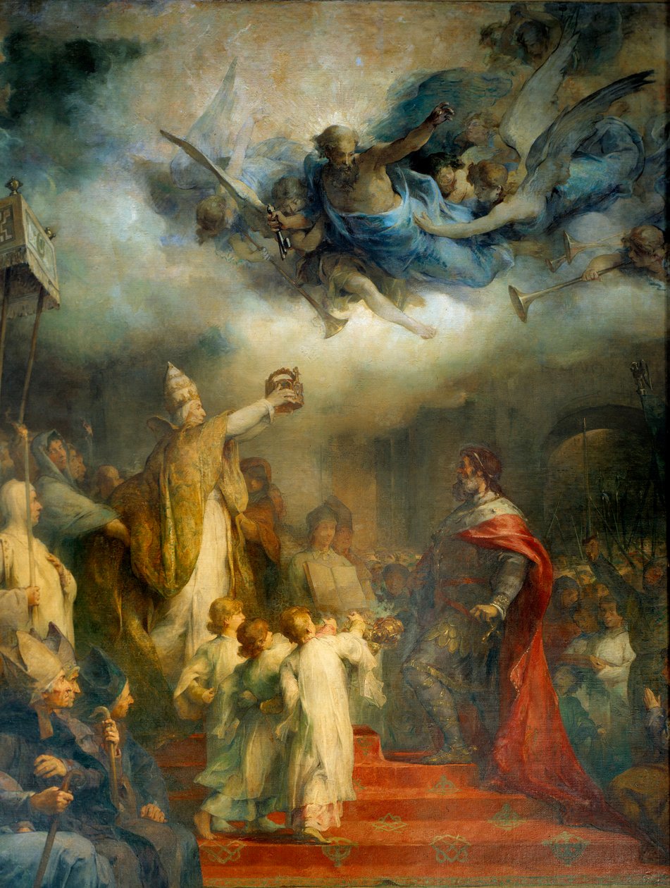Papa Leone III incorona Carlo Magno imperatore dell