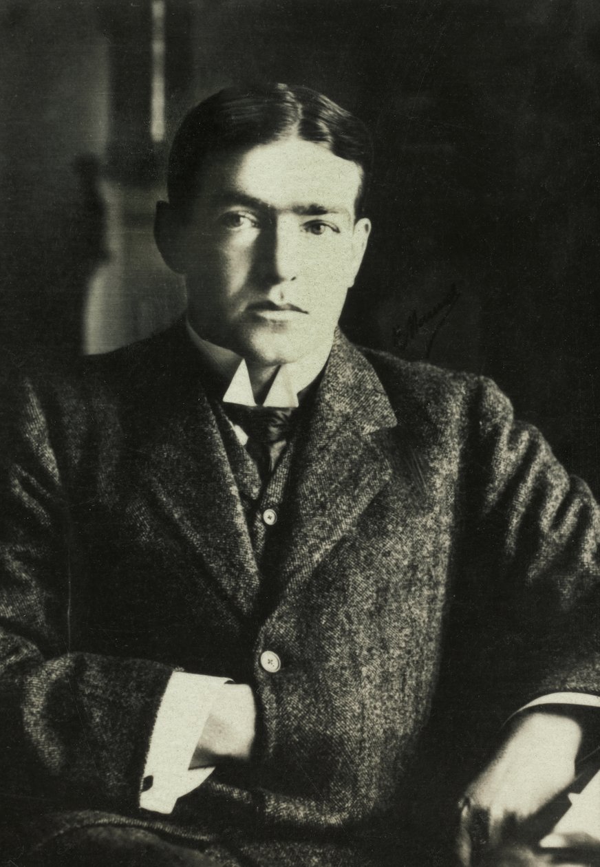Ritratto di Ernest Shakleton, 1905 circa (foto) da Henri Manuel