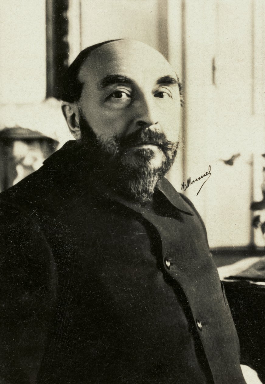 Ritratto di Joseph Henri Boex dit J. , H. Rosny l Aine (foto) da Henri Manuel