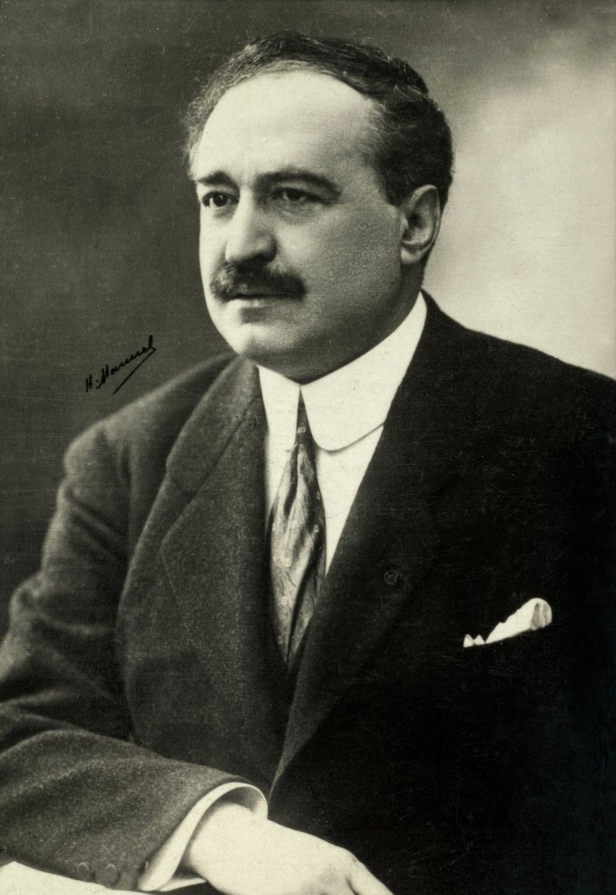 Ritratto di Vicente Blasco Ibanez (foto) da Henri Manuel