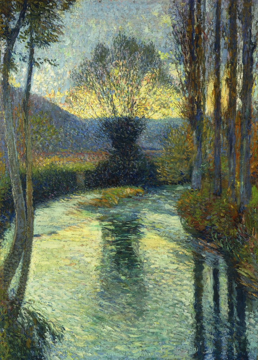Sulle rive del fiume da Henri Martin