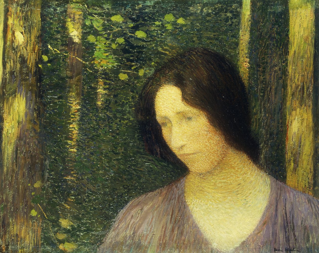 Testa di donna; Tete de Femme da Henri Martin