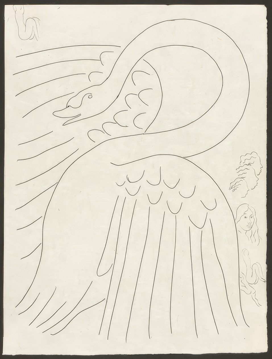 Alcuni sonetti: Frontespizio, tavola 24 da Poesie di Mallarmé da Henri Matisse