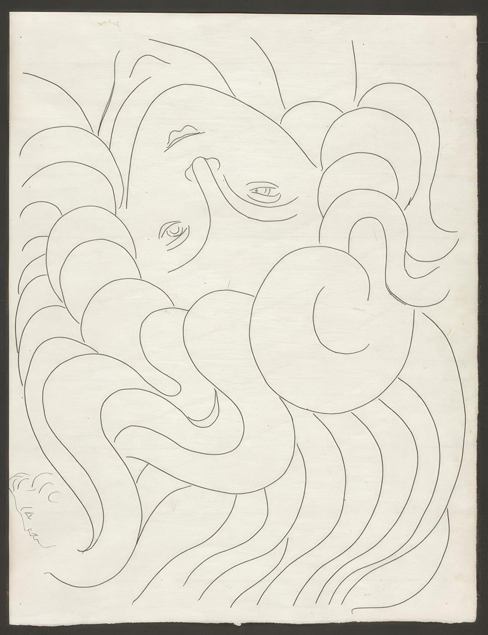 Alcuni sonetti: "Con le sue unghie pure...", piatto 25 da Poesies de Mallarmé da Henri Matisse