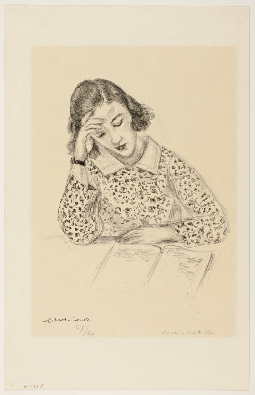 Una ragazza che legge da Henri Matisse
