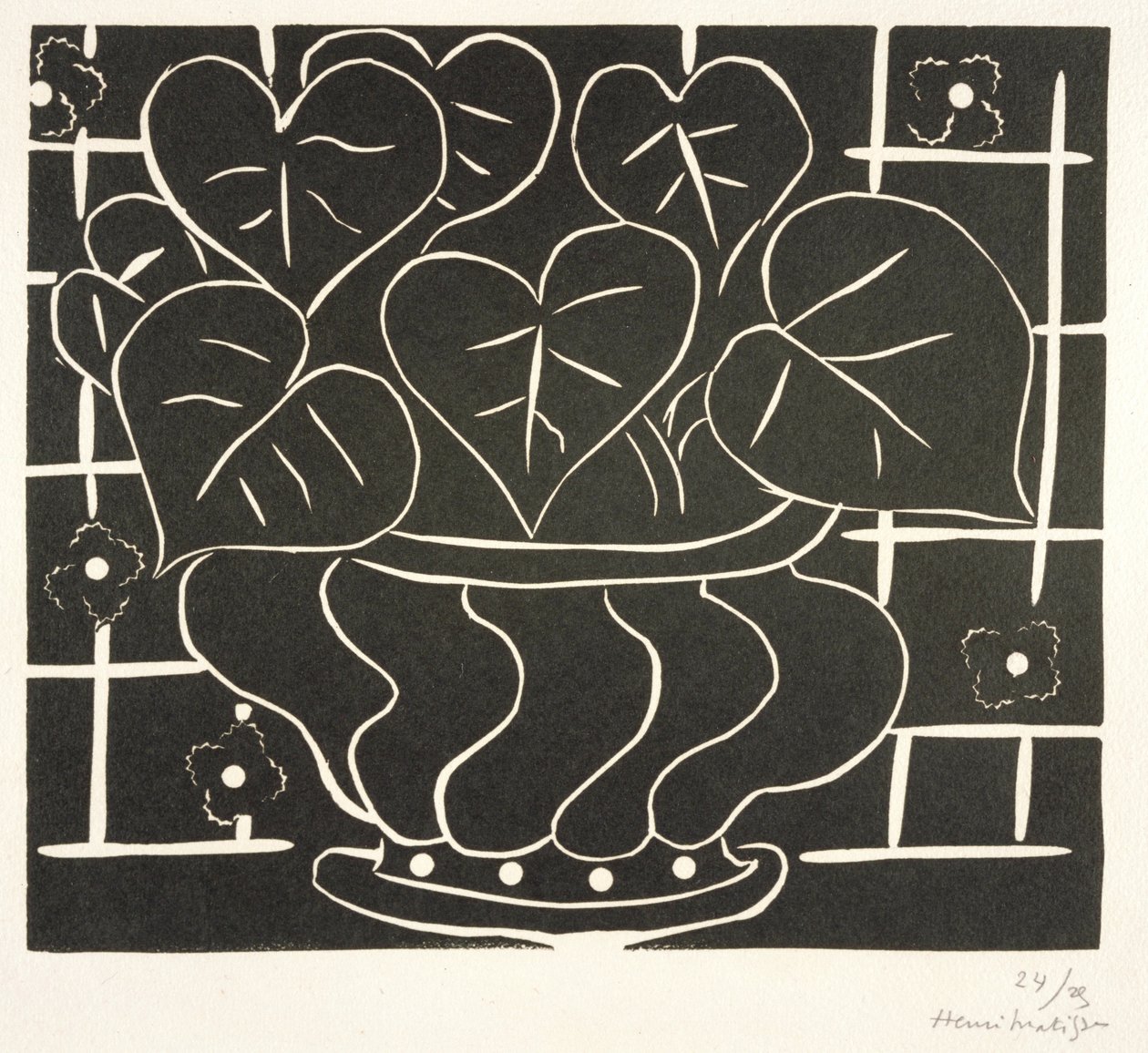 Ciotola di begonie I da Henri Matisse