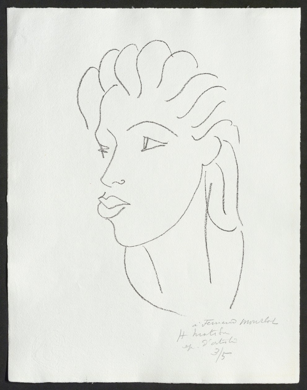 Cinese dai capelli striati da Henri Matisse