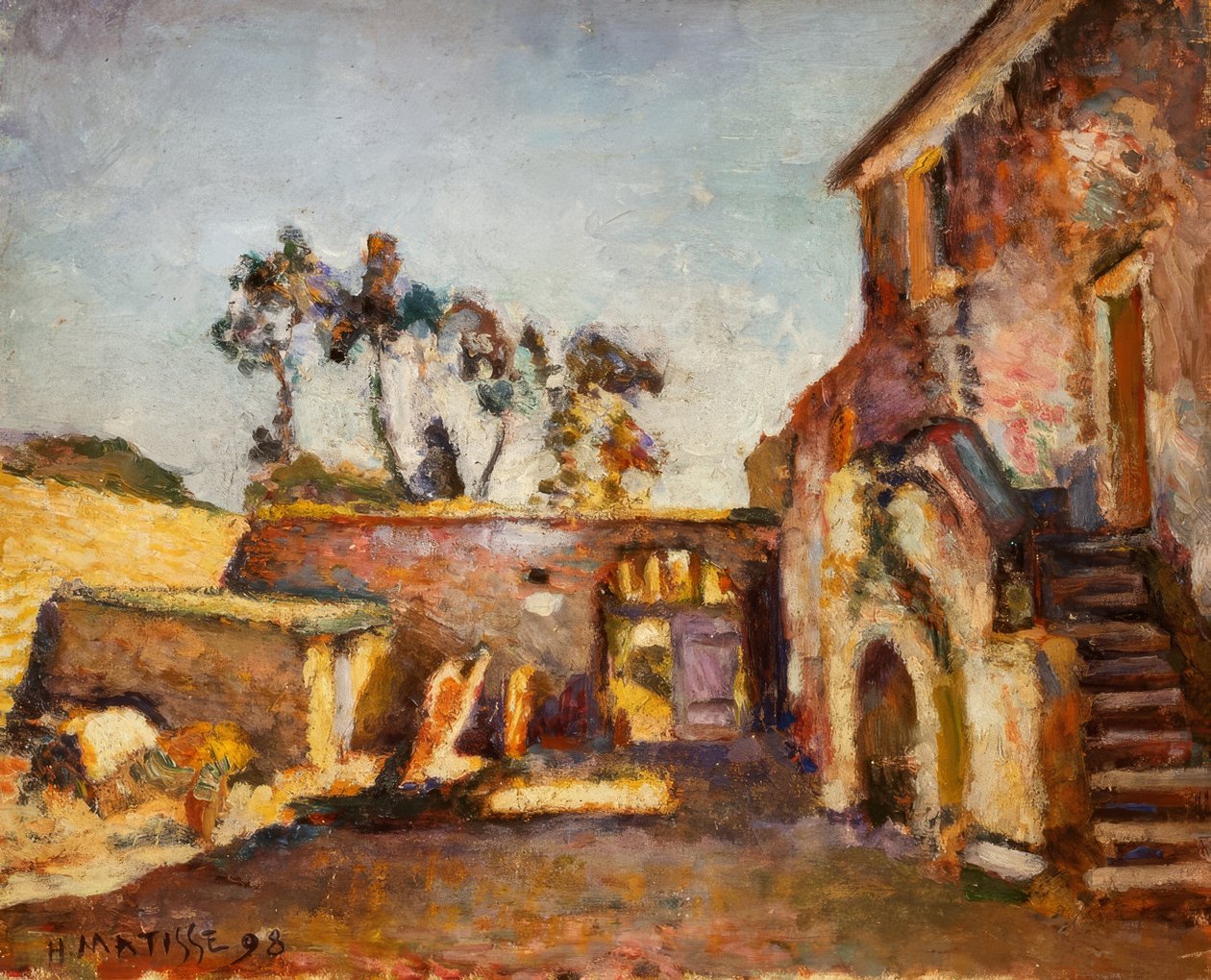 Cortile del Mulino di Ajaccio da Henri Matisse