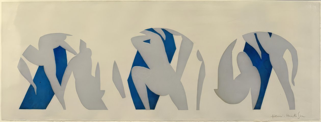 La danza, il grigio, il blu, il bianco da Henri Matisse