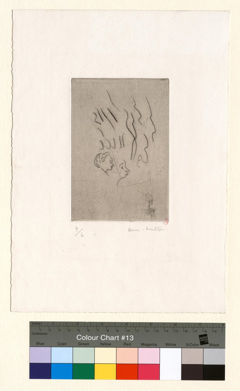 Due piccoli profili (prova di morsura) da Henri Matisse