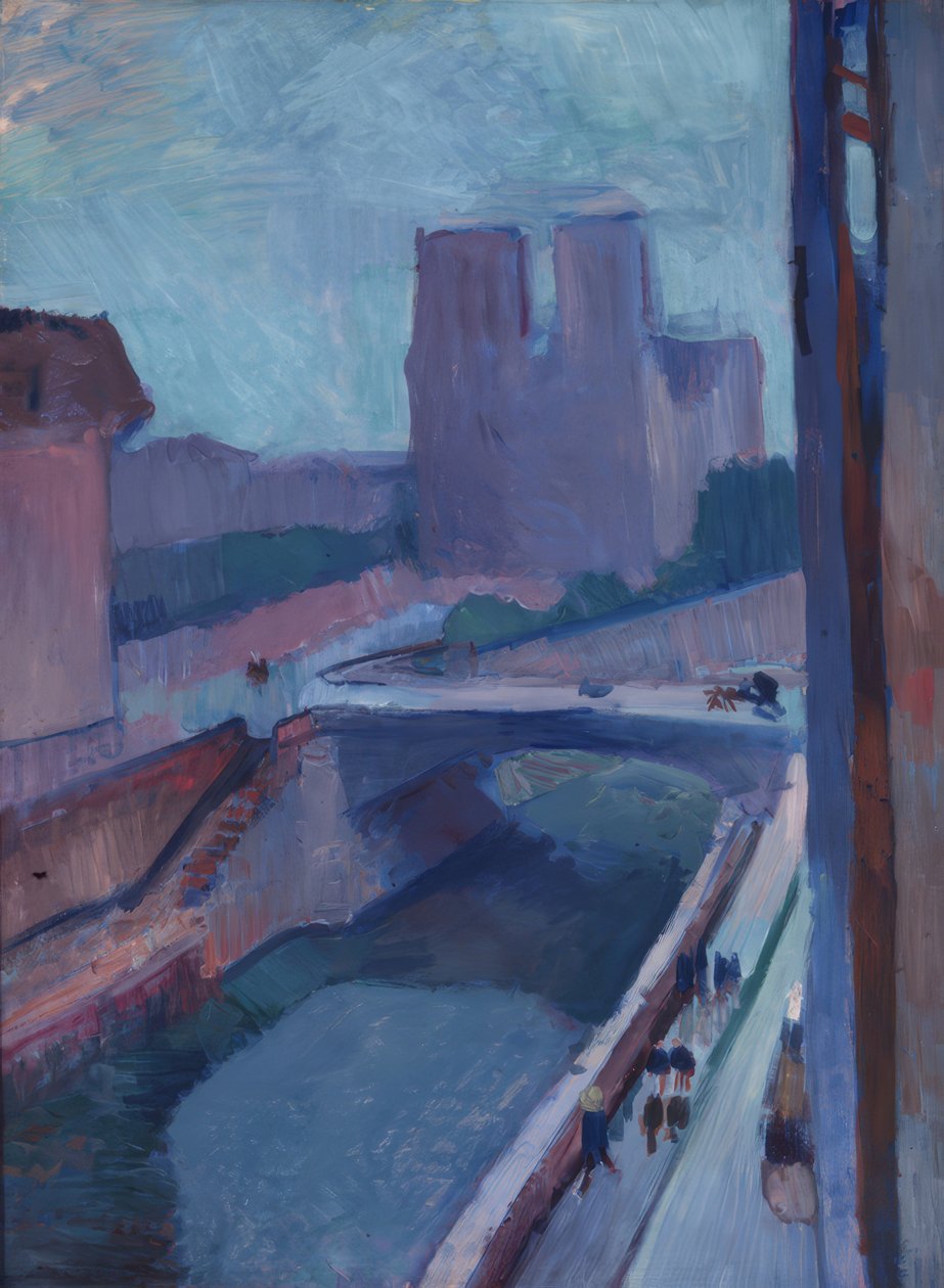 Cattedrale di Notre-Dame a Parigi nel tardo pomeriggio da Henri Matisse