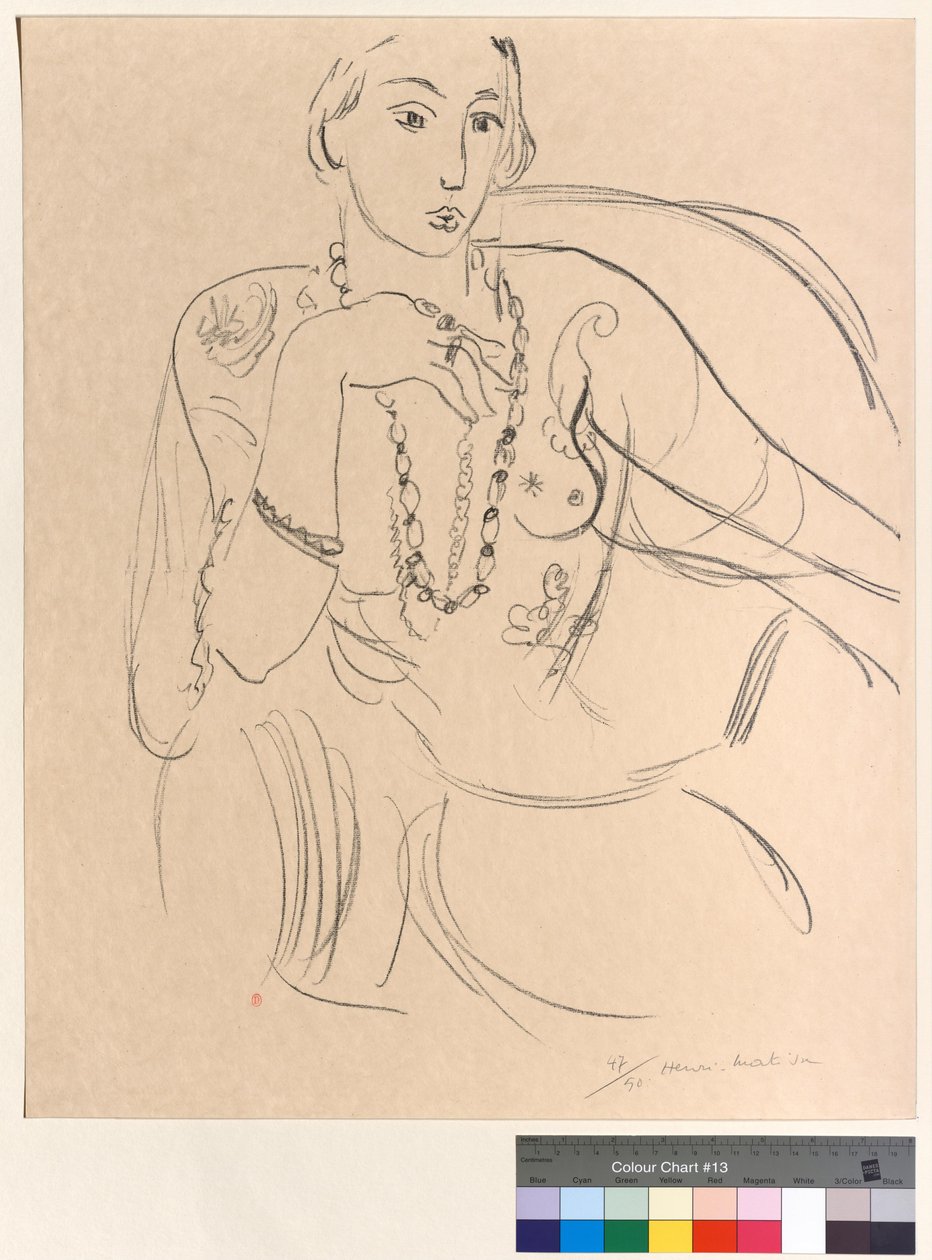 Donna con la collana da Henri Matisse
