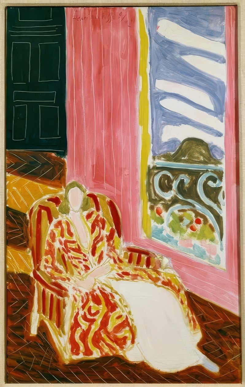 La donna alla finestra o La porta nera da Henri Matisse