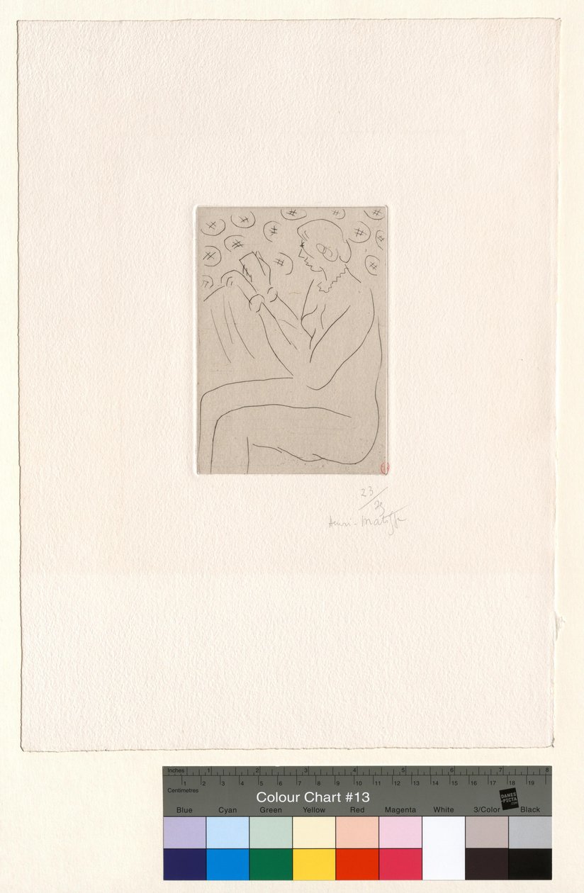 Figura che legge da Henri Matisse