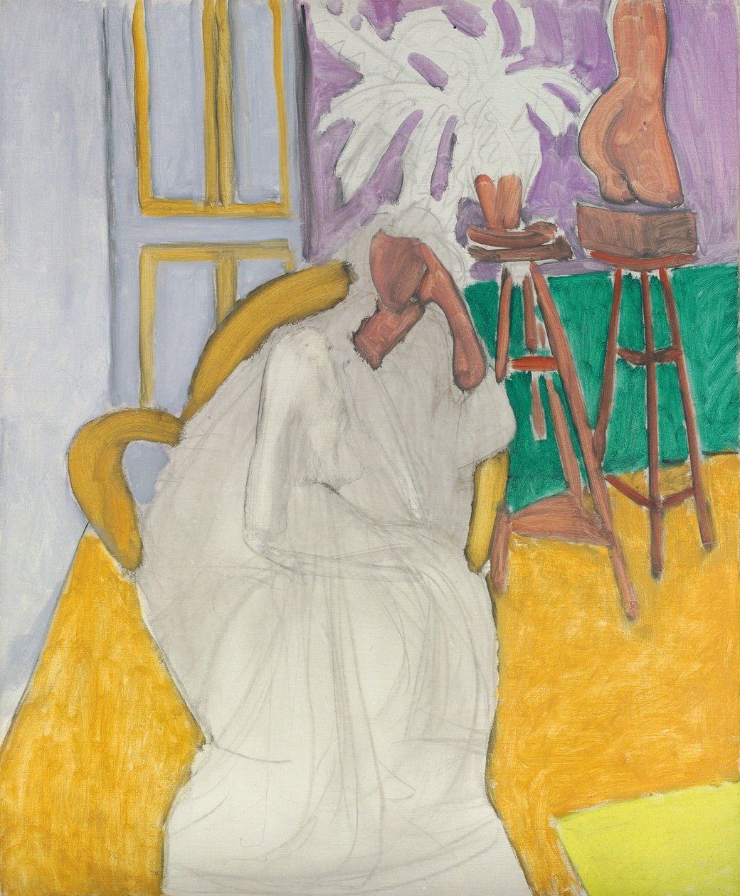Figura seduta e torso greco (Il Gandoura) da Henri Matisse