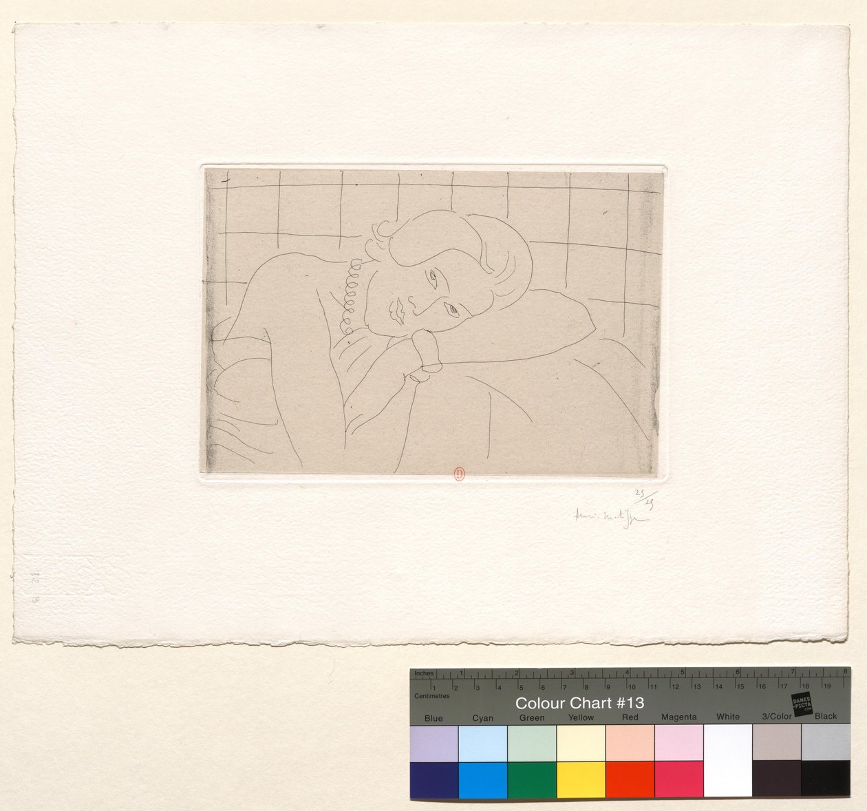 Figura con la testa appoggiata sul braccio sinistro da Henri Matisse