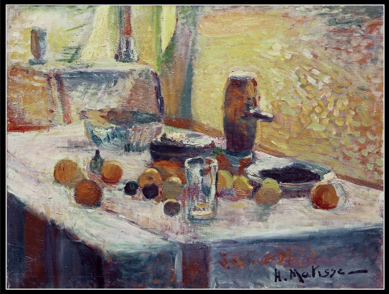 Prima natura morta arancione da Henri Matisse