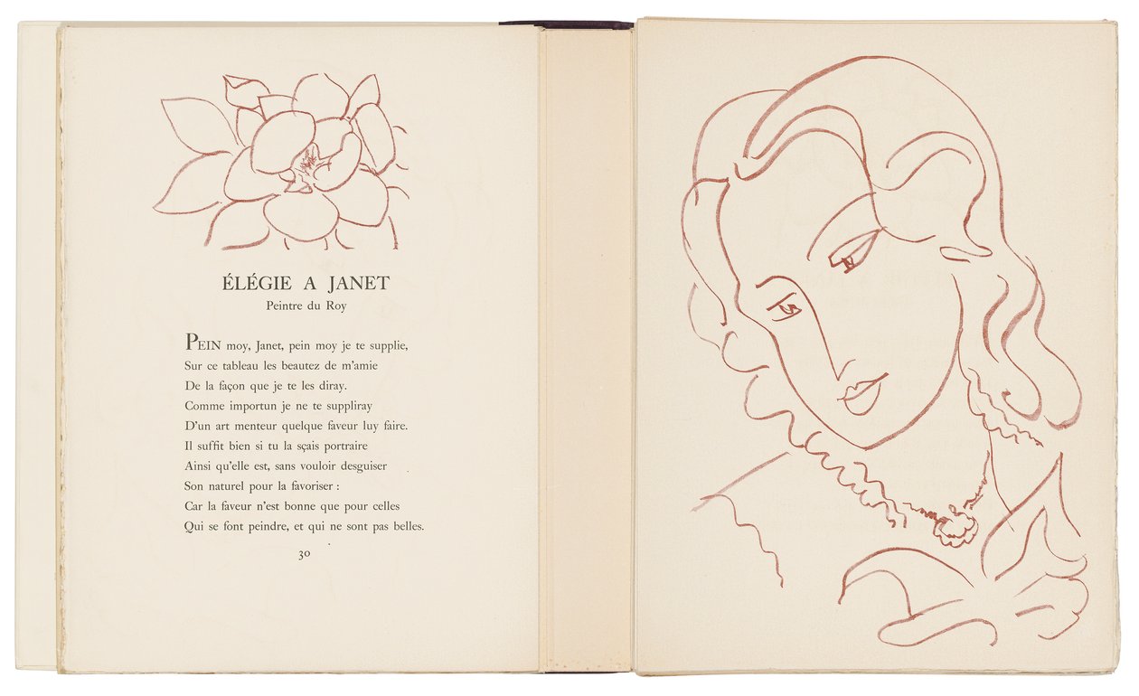 Una selezione degli Amours di Ronsard da Henri Matisse