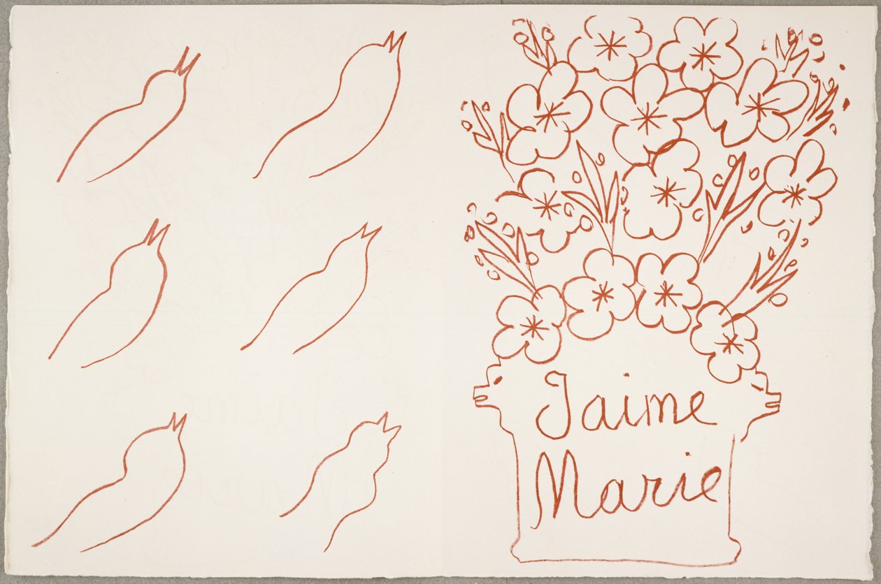 Florilège degli Amours di Ronsard, 29 novembre da Henri Matisse