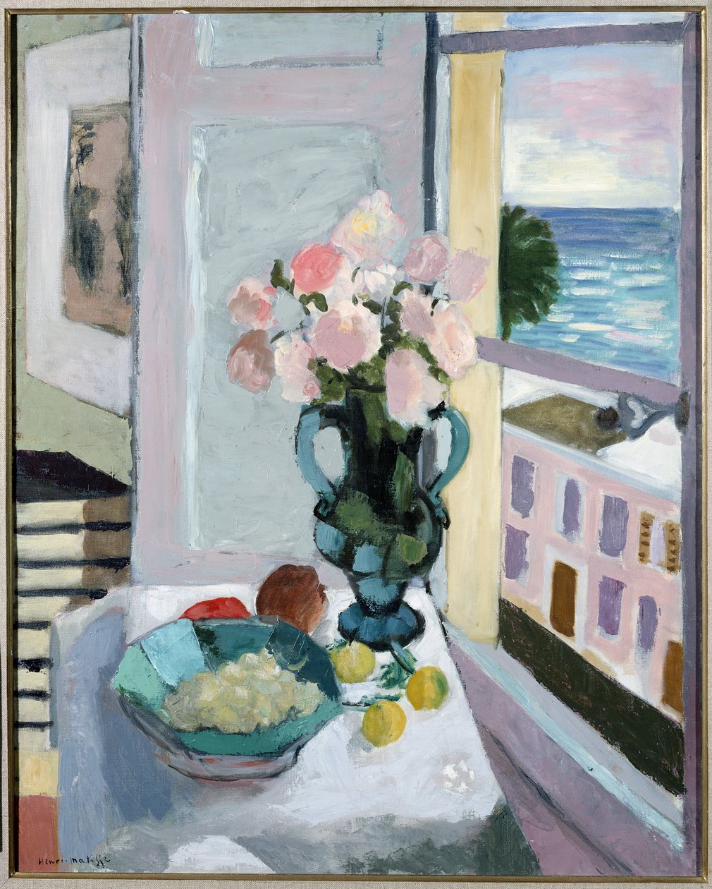 Fiori davanti a una finestra da Henri Matisse