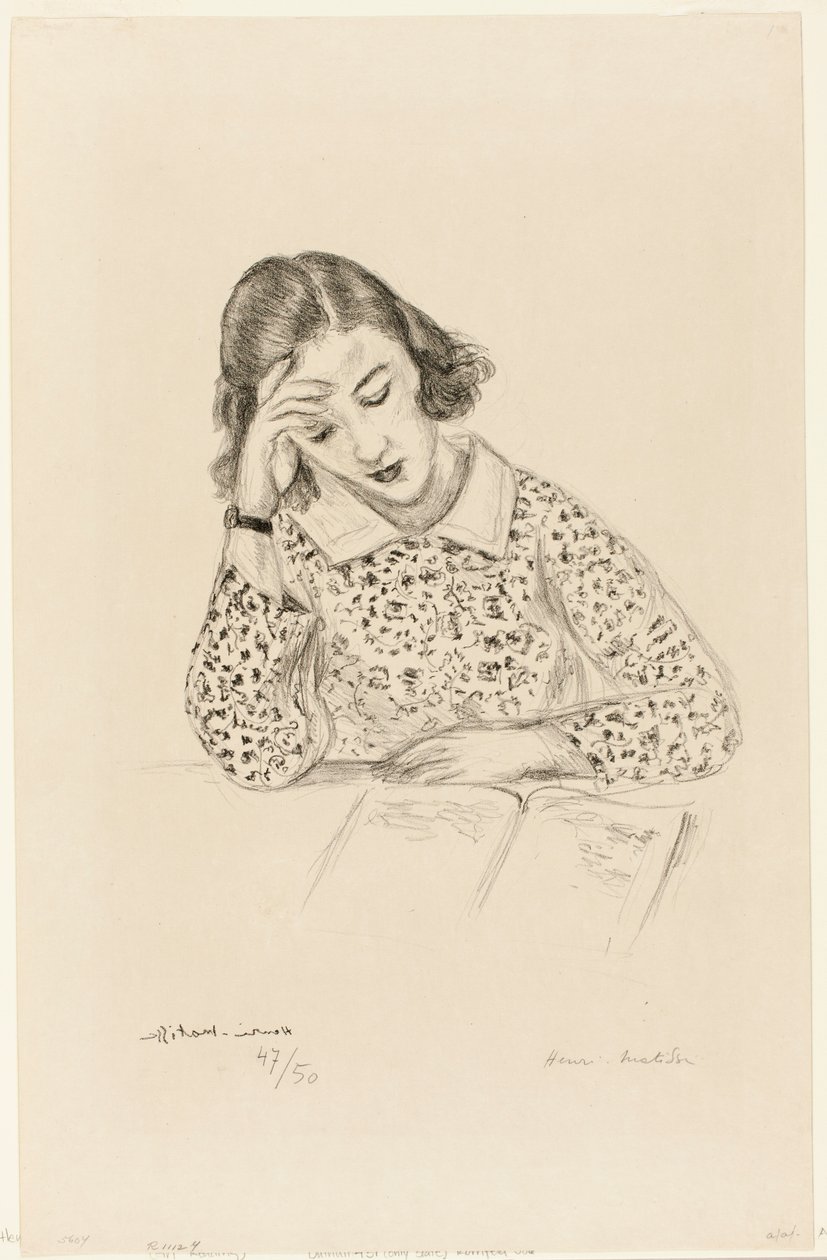 Ragazza che legge da Henri Matisse