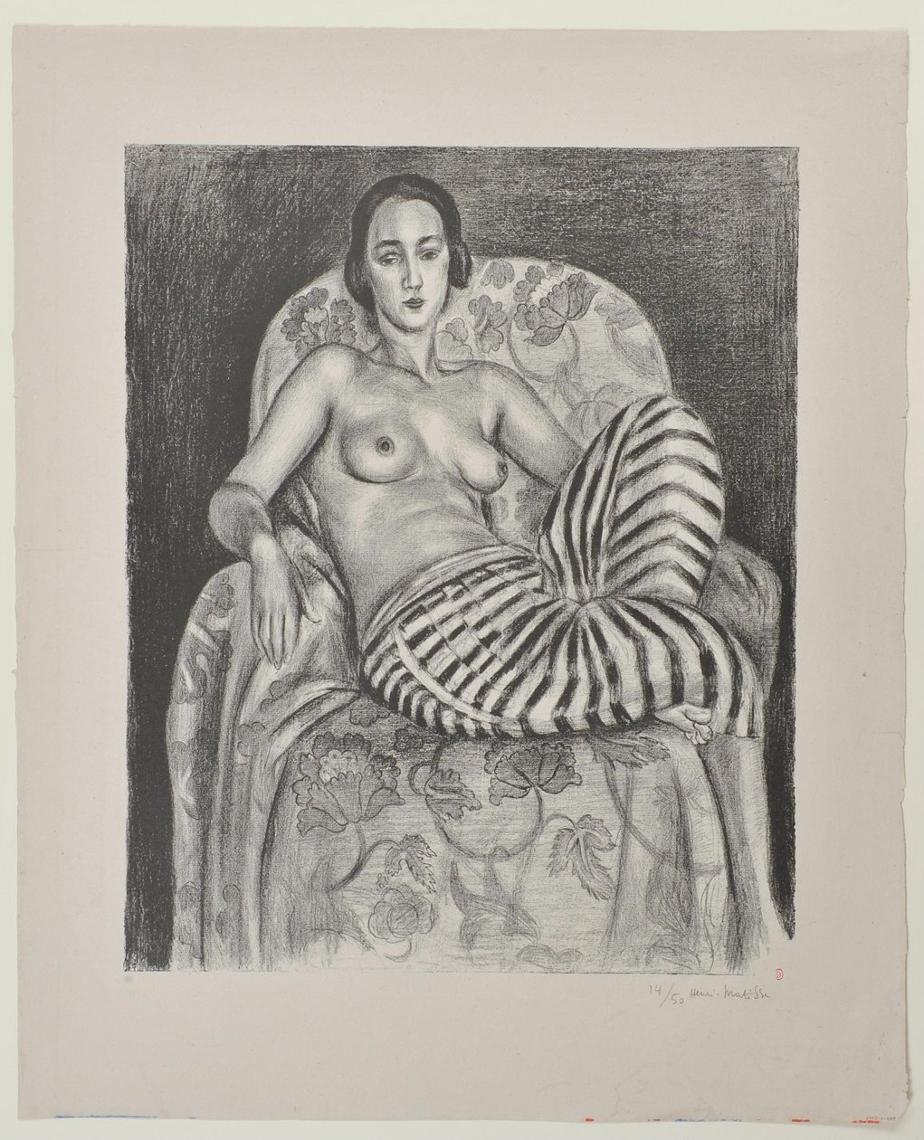 Grande odalisca con calzoni da bayadère da Henri Matisse