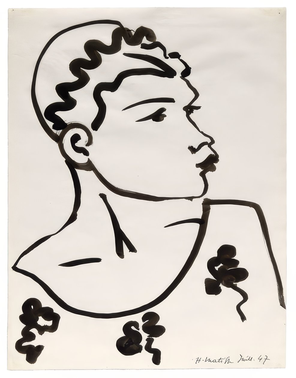 Testa da Henri Matisse