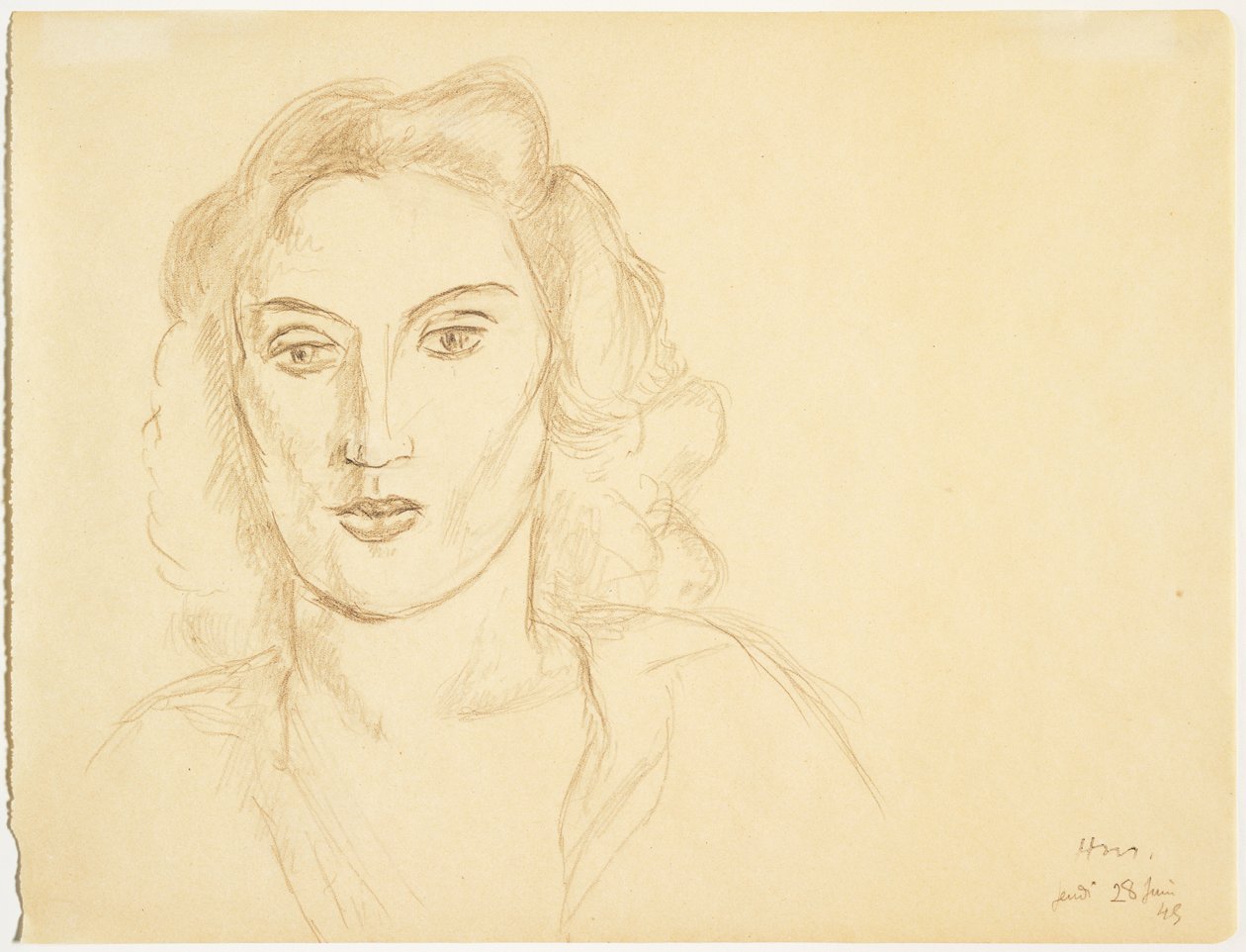 Testa di donna da Henri Matisse