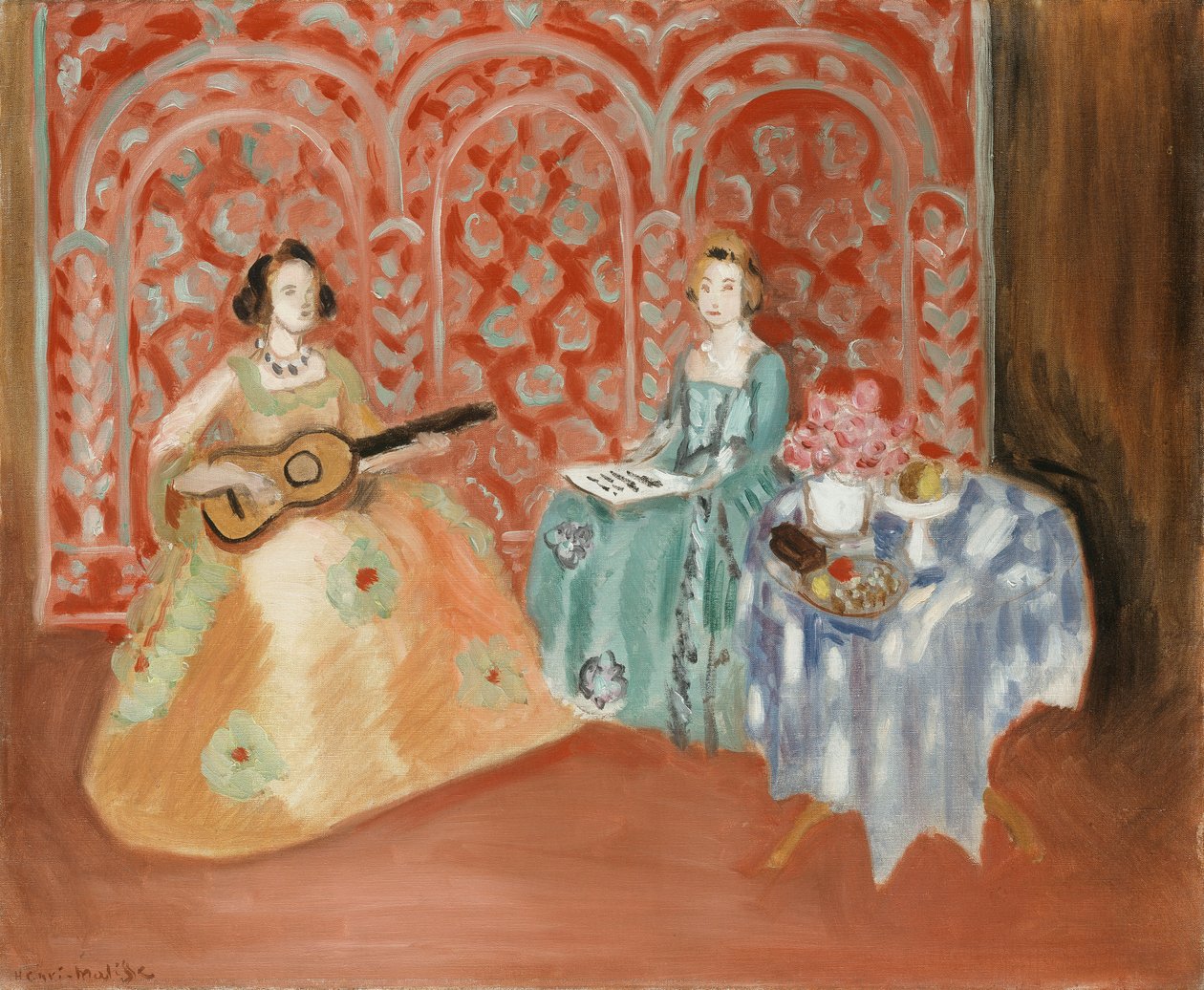 Interno - Due figure (musicisti) da Henri Matisse