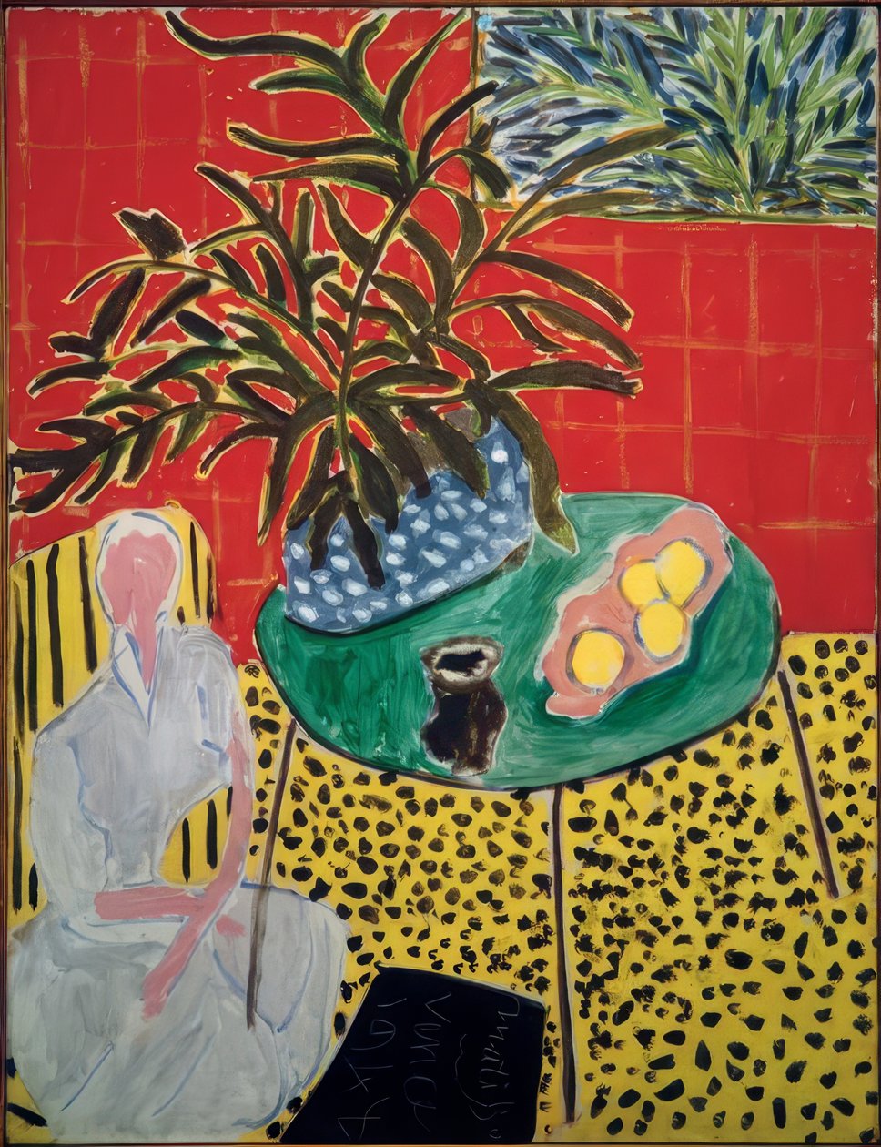 Interno con Felce nera da Henri Matisse