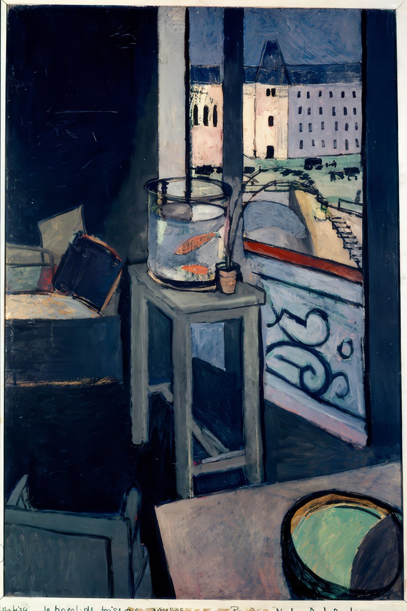 Interno, vasca per pesci rossi da Henri Matisse