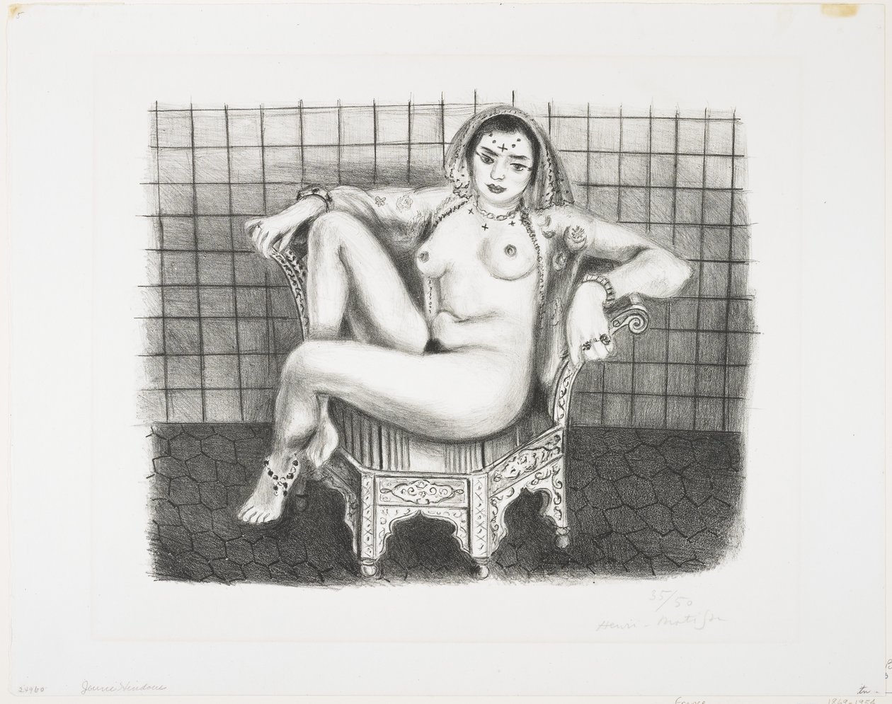 Giovane odalisca indù da Henri Matisse