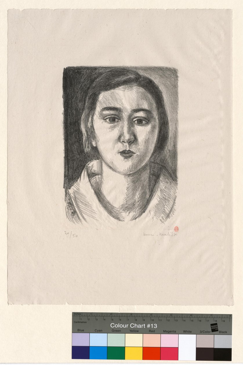 Ragazza con il colletto di organdi da Henri Matisse