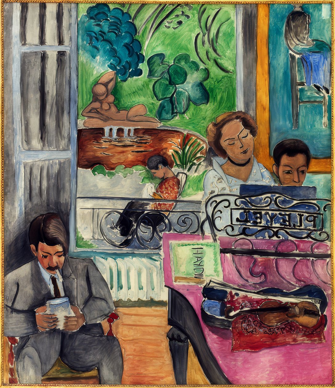 La lezione di musica da Henri Matisse