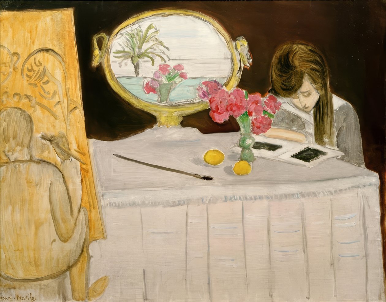 La sessione di pittura da Henri Matisse