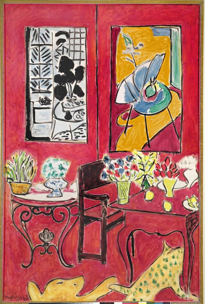 Grande interno rosso da Henri Matisse
