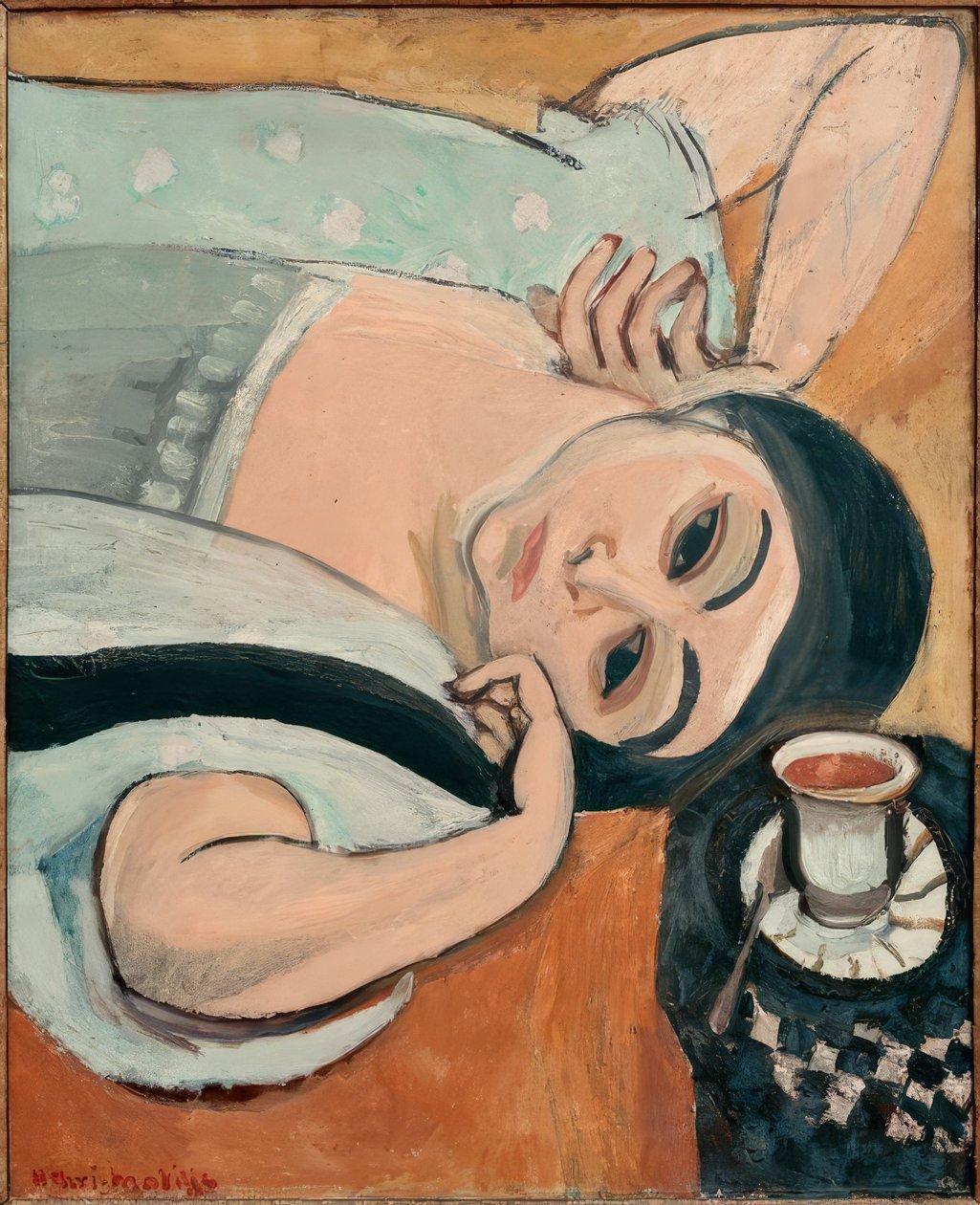 Laurette con una tazza di caffè da Henri Matisse