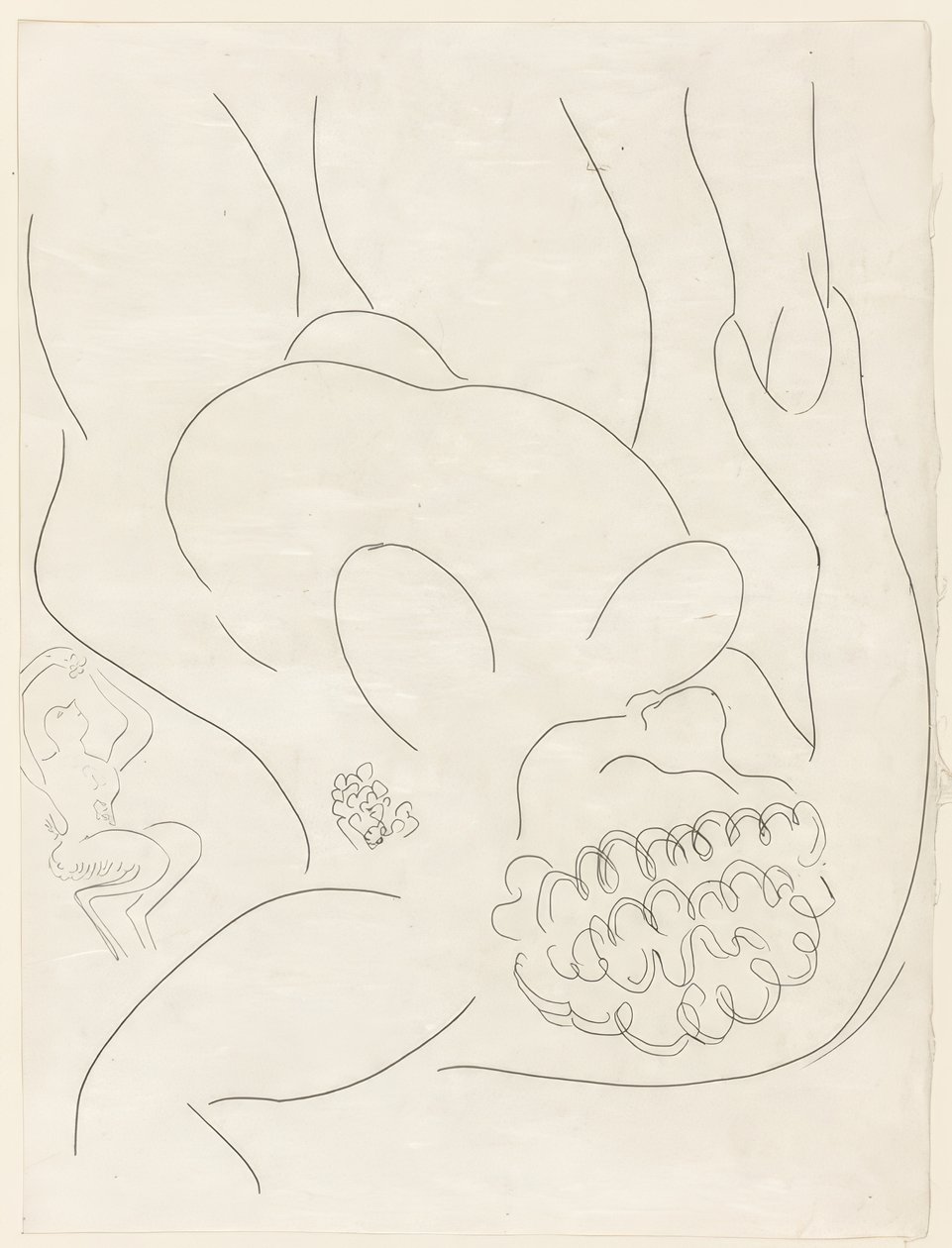 Le Pitre Châtié, quarto piatto da Poesies de Mallarmé da Henri Matisse