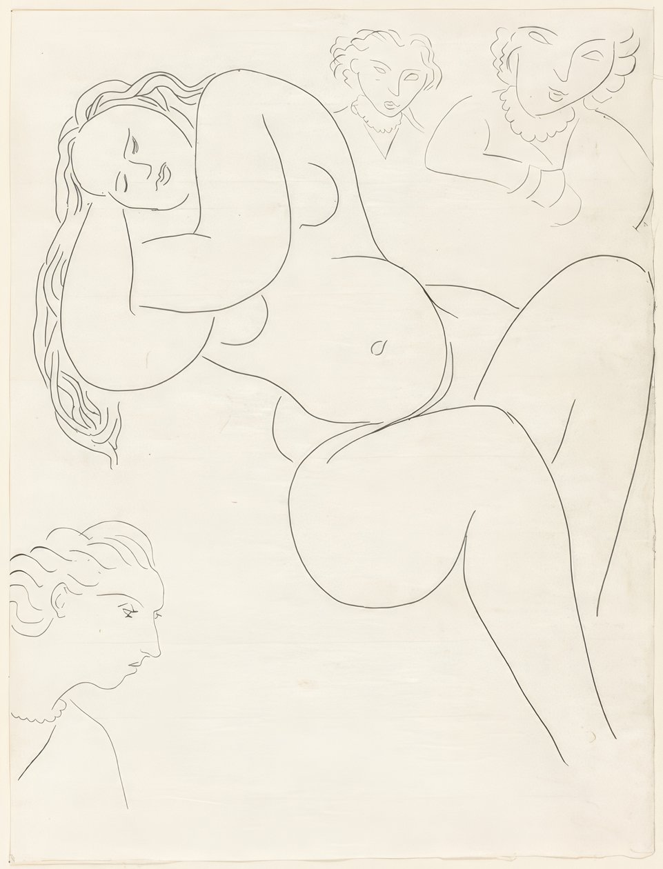 Le Sonneur, ottavo piatto da Poesie di Mallarmé da Henri Matisse