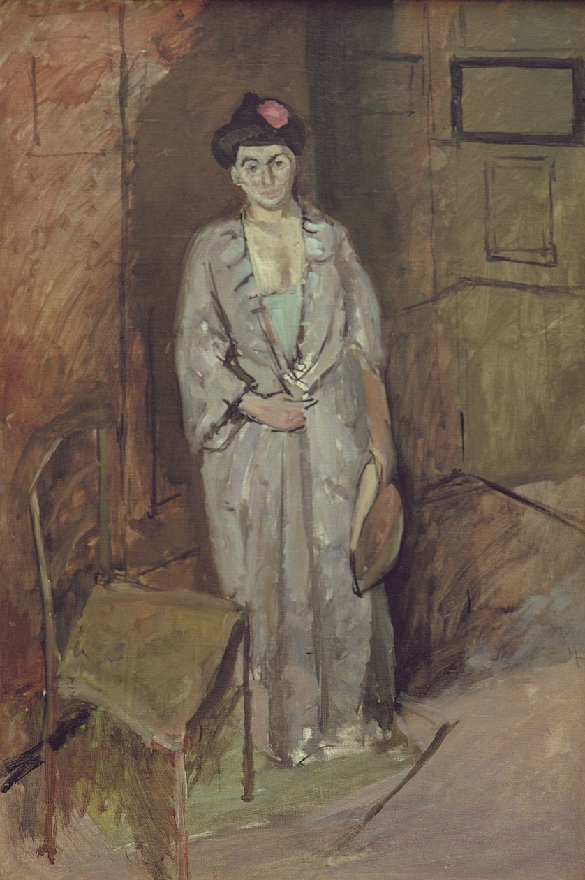 Madame Matisse en Japonaise (La signora giapponese) 1901 (olio su tela) da Henri Matisse