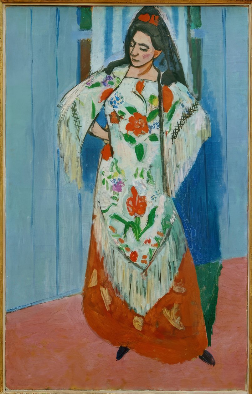 Madame Matisse con uno scialle di Manila da Henri Matisse