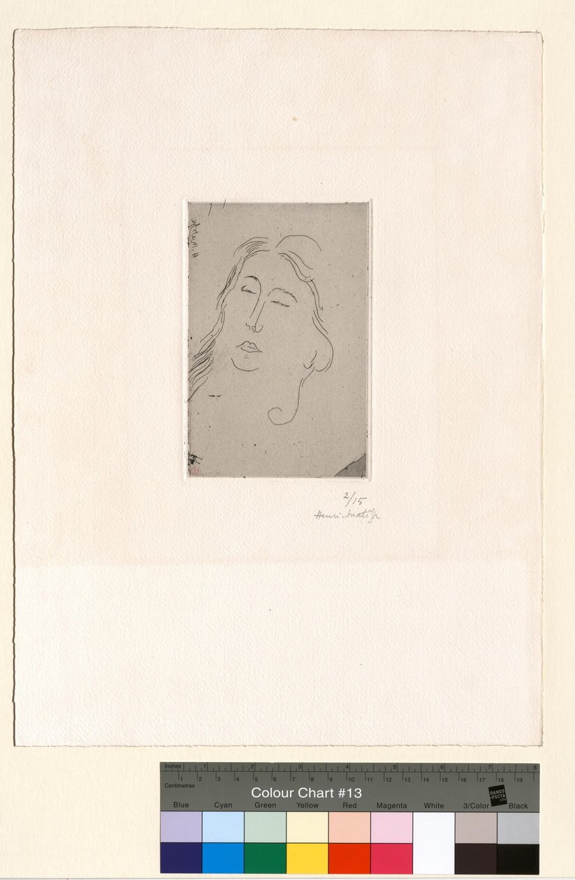 Marguerite, con gli occhi chiusi da Henri Matisse