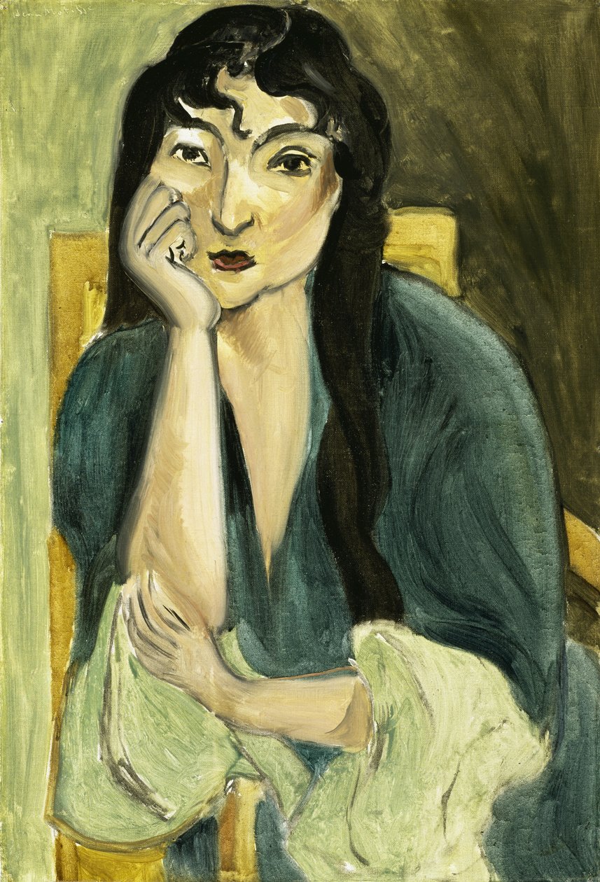 Meditazione (Ritratto di Lorette), 1916 circa (olio su tela) da Henri Matisse