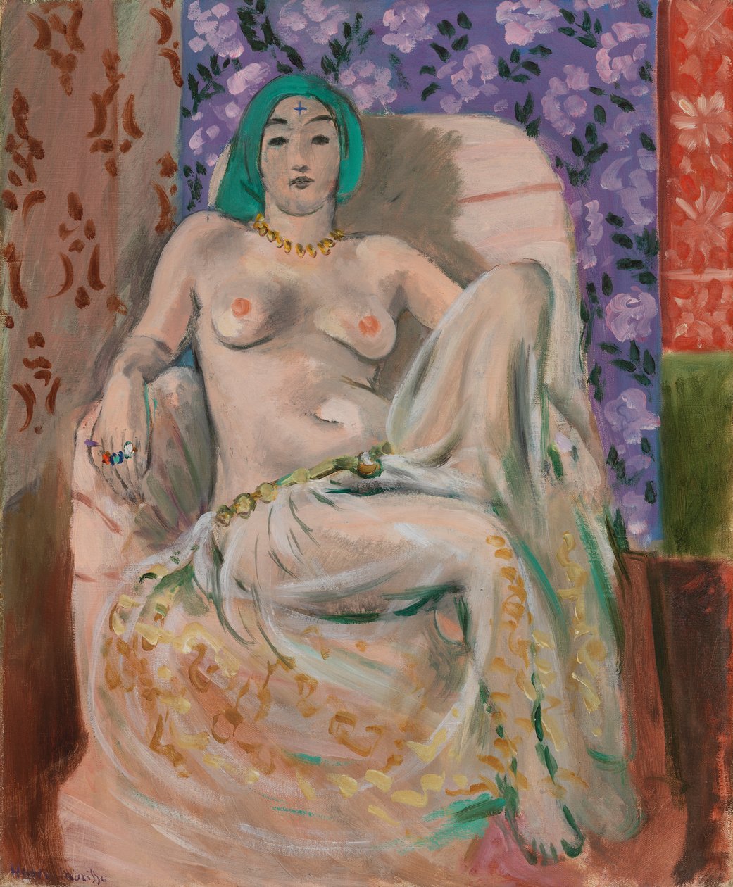 Donna moresca (Il ginocchio sollevato) da Henri Matisse