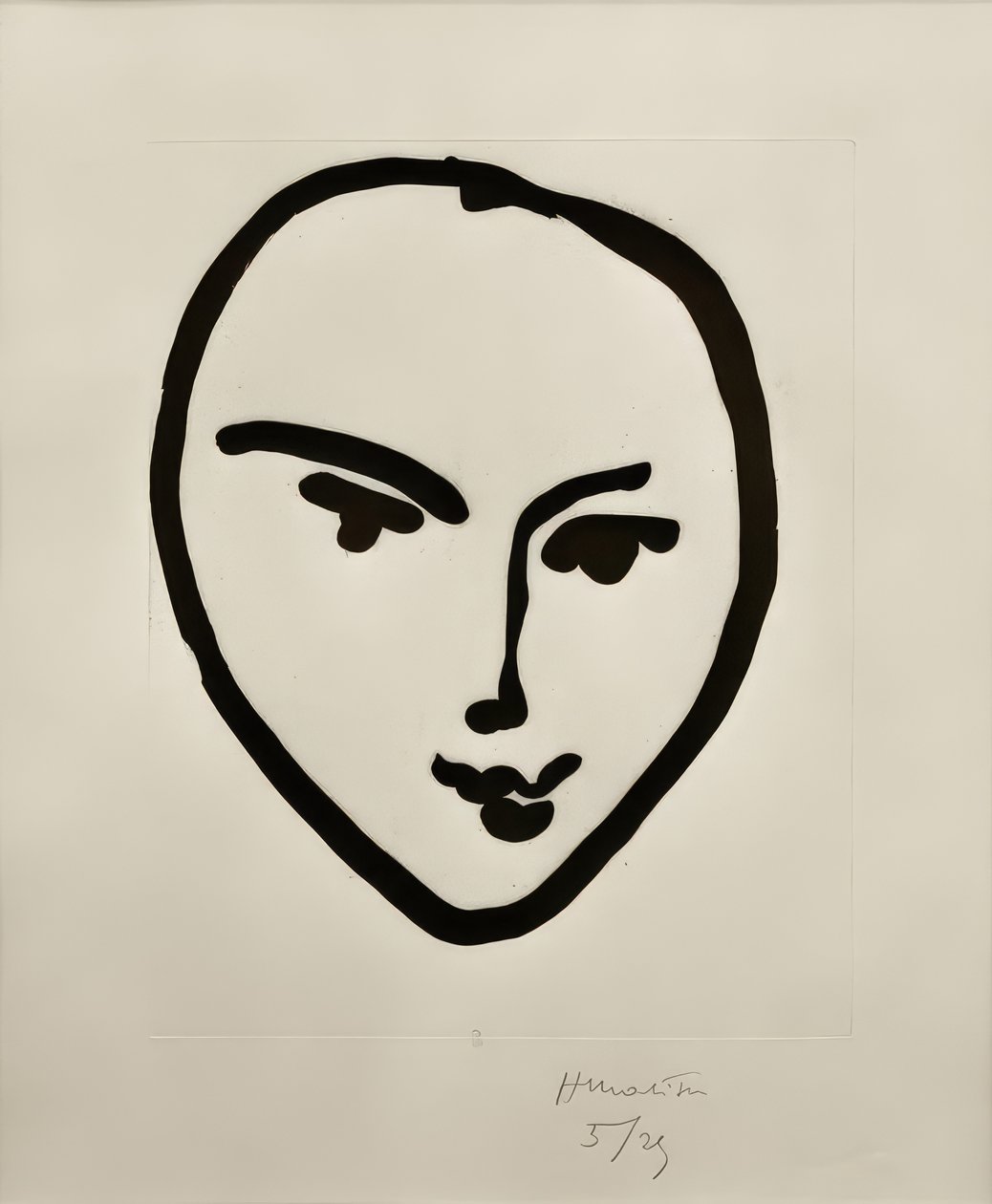 Nadia. Maschera sorridente da Henri Matisse