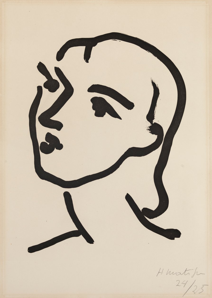 Nadia con i capelli lisci da Henri Matisse
