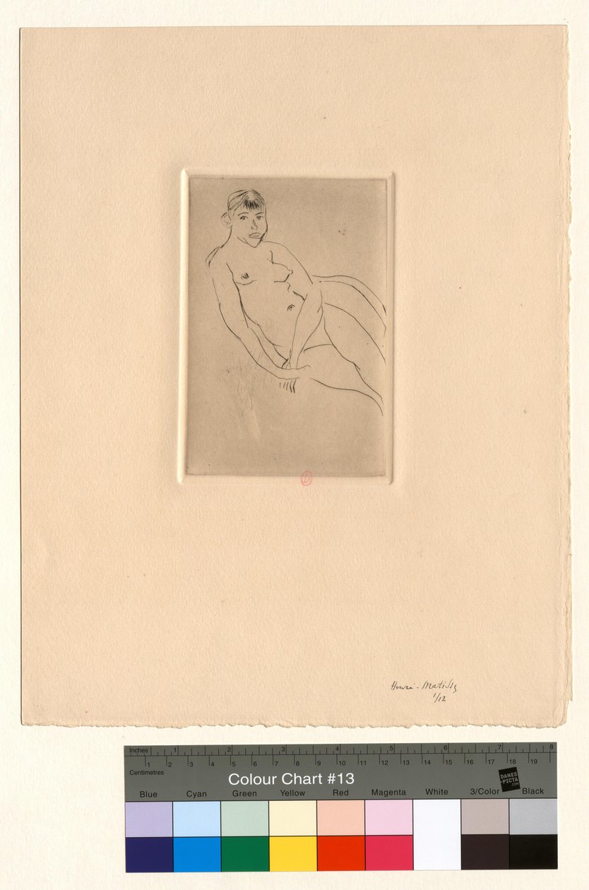 Nudo semidisteso da Henri Matisse