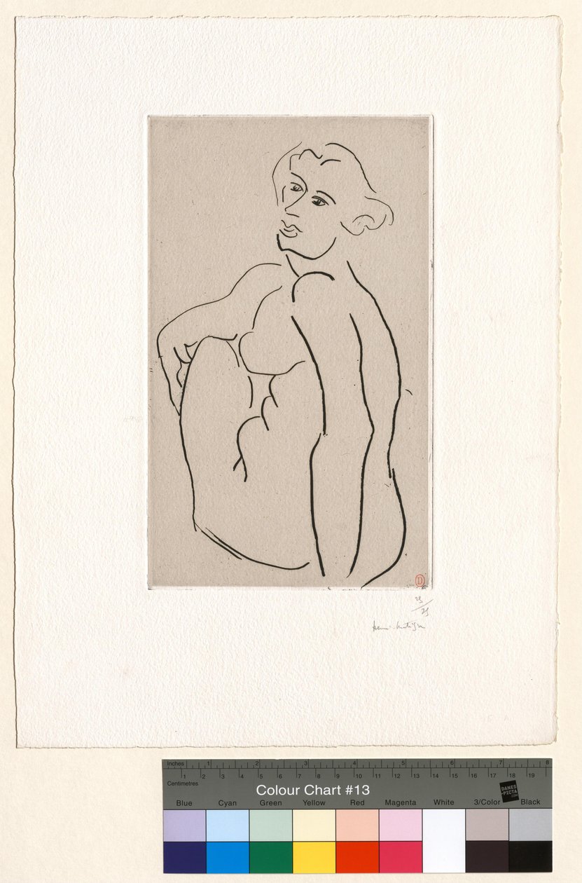 Nudo seduto, schiena vista di tre quarti da Henri Matisse