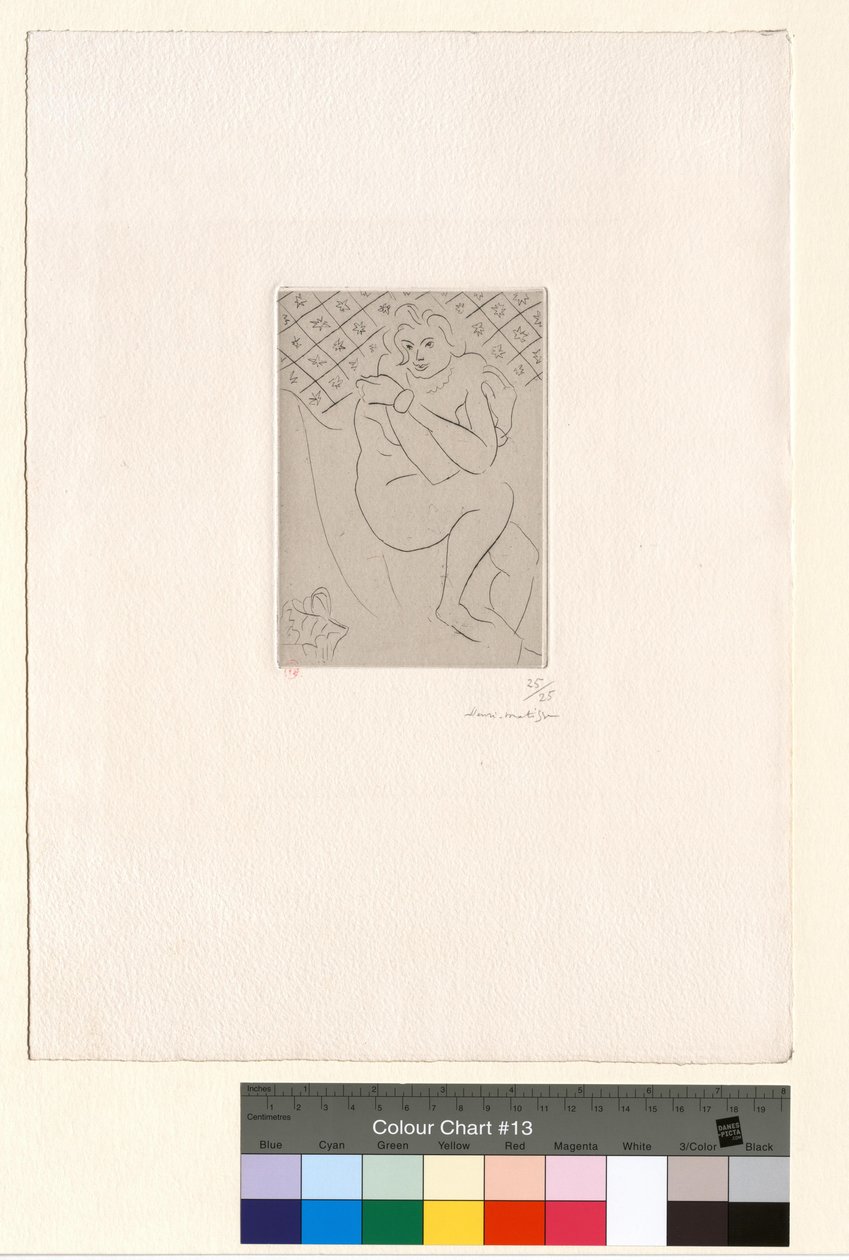 Nudo seduto, con le braccia incrociate sul petto da Henri Matisse
