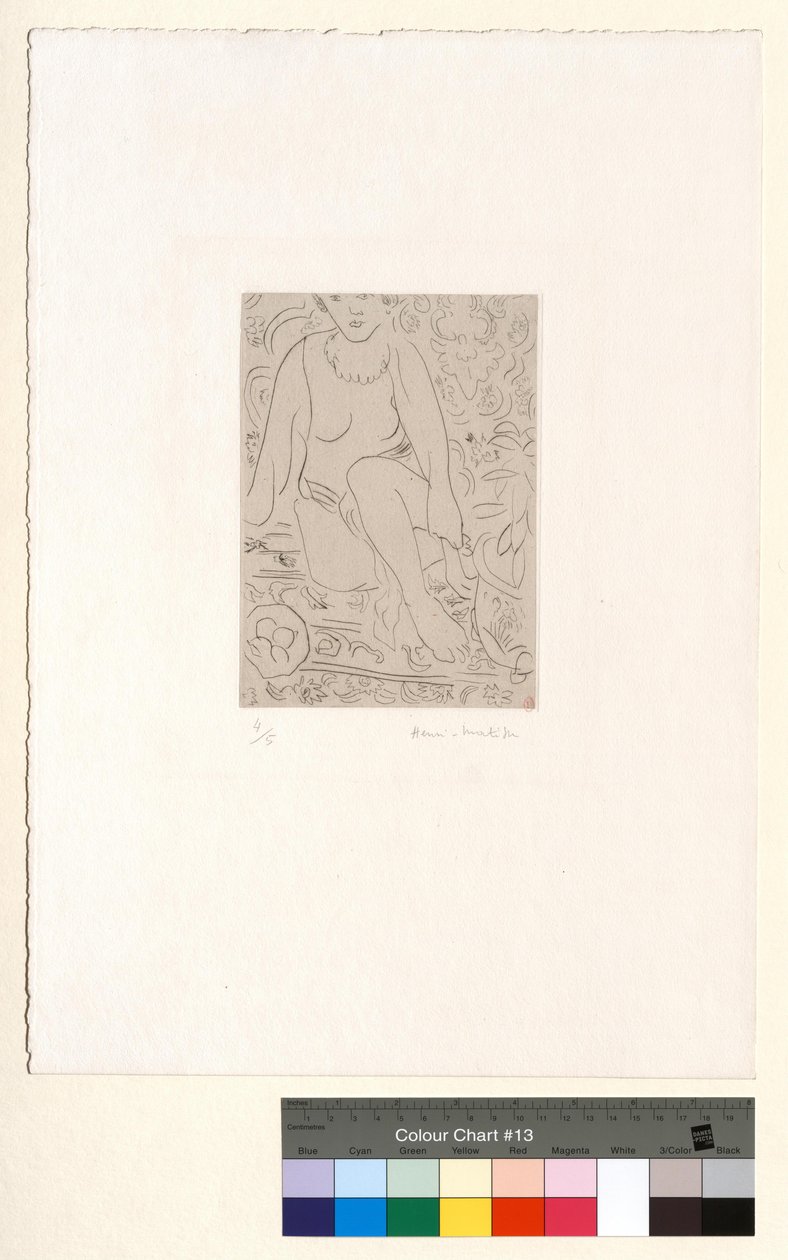 Nudo in un interno con una coppa di frutta da Henri Matisse